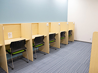 自習ブース使い放題!